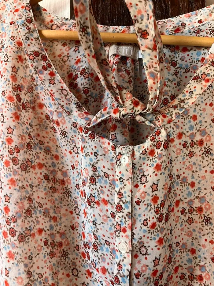 Blouse fleurie Jacqueline Riu – Taille 40 - photo numéro 5