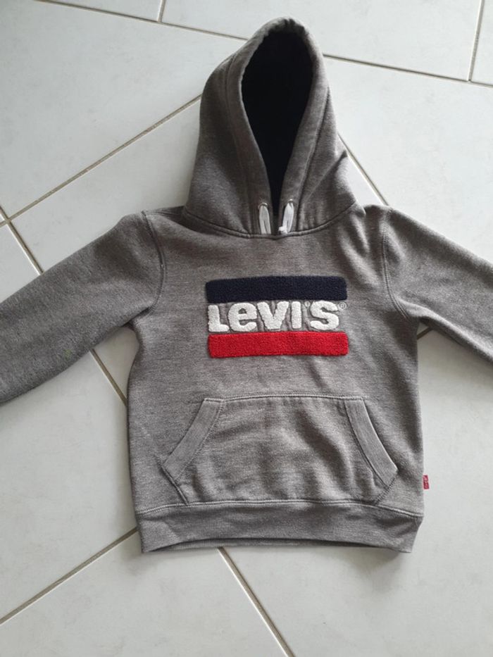 Sweat à capuche garçon Levis 10 ans v7 - photo numéro 4