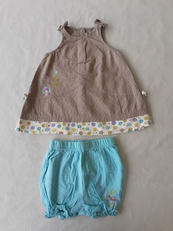 Robe été et bloomer 6 mois