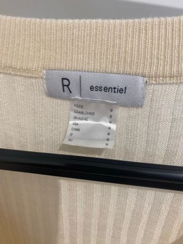 Pull tunique beige, taille M - photo numéro 3