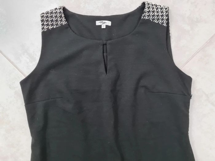 Robe fourreau noire phildar taille 42 - photo numéro 3