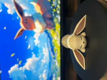 Figurine Évoli endormi imprimée en 3D