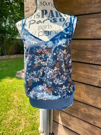 Bodies fluide satiné floral M