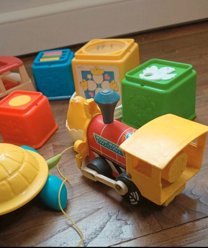 Lot jouets Fisher Price vintage - photo numéro 4