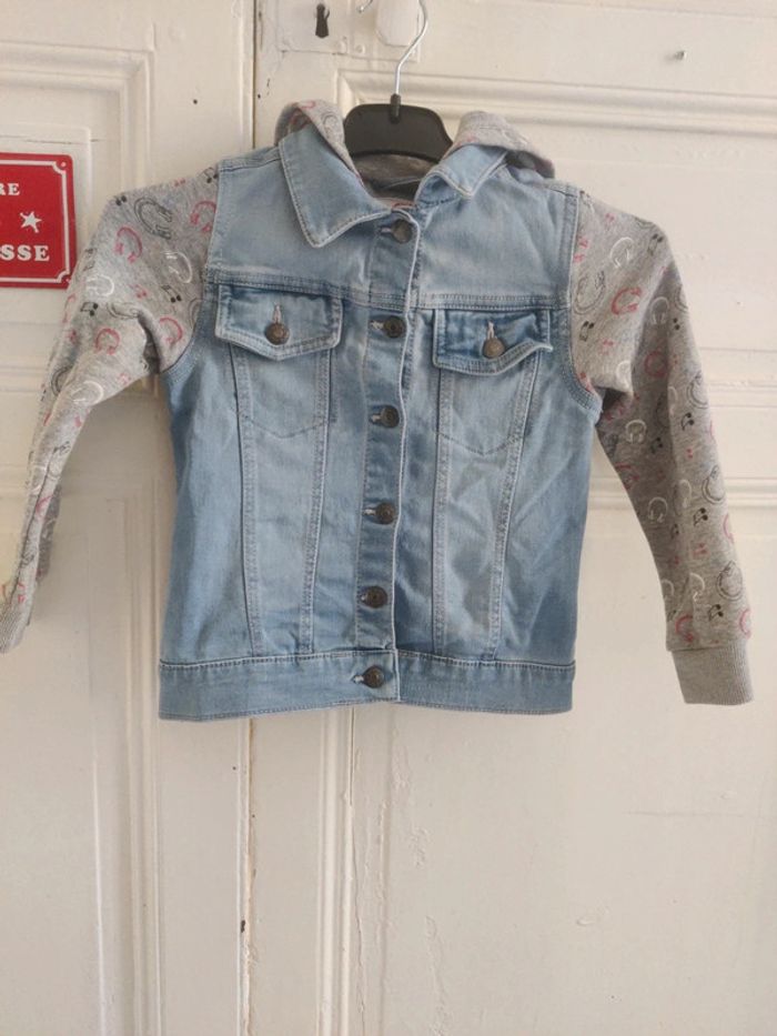 Veste jean sweat pepperts 6-7 ans - photo numéro 2