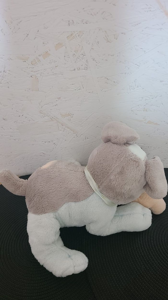 doudou chien couché tache love la belle et le clochard - photo numéro 2