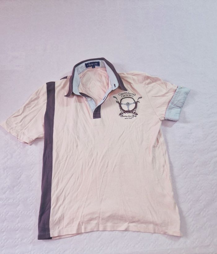 Polo homme , gentleman driver , L'étiquette , taille M