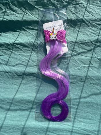 Pince à cheveux licorne