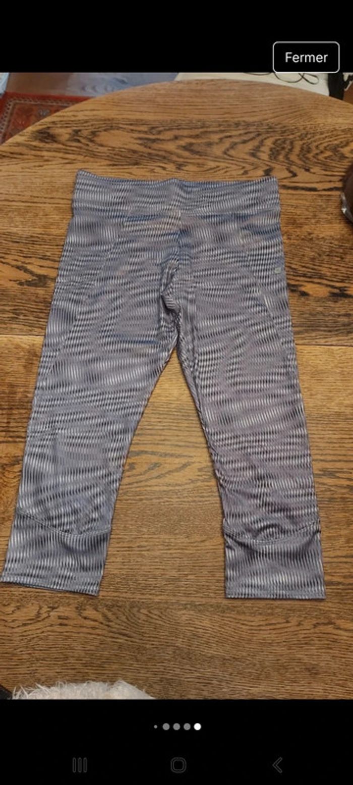 Legging Domyos Decathlon eu 42 gris/blanc - photo numéro 14