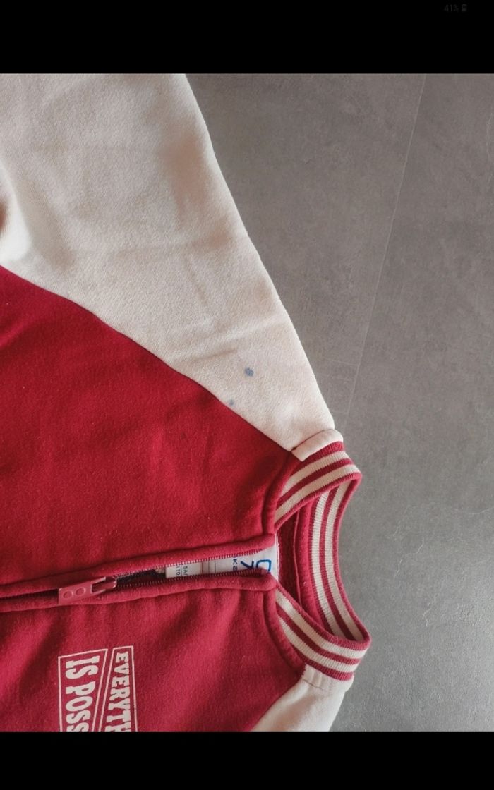 Gilet zippé  5 ans Okaidi, Bon état - photo numéro 3