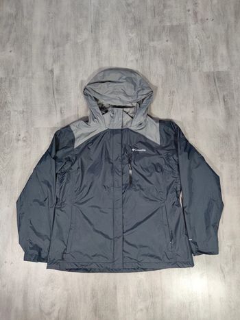 Veste Coupe Vent Imperméable Columbia Omni-Tech Grise Taille XL Homme