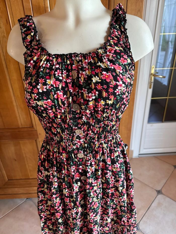 Robe taille unique fleurie femme - photo numéro 6