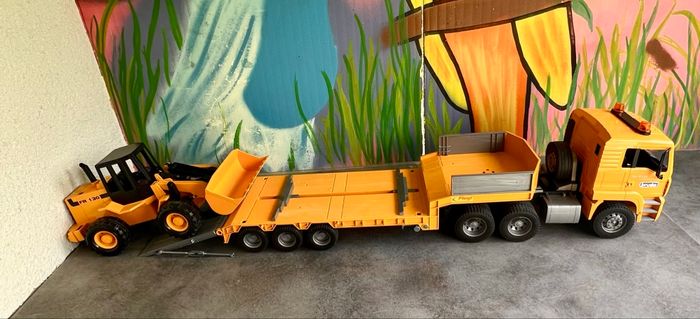 Grand camion transporteur Bruder - photo numéro 3