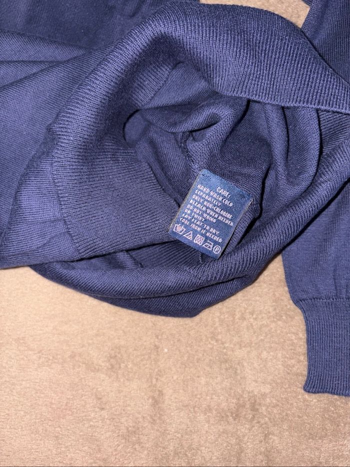 Pull bleu Ralph Lauren sport femme taille M en très bon état - photo numéro 4
