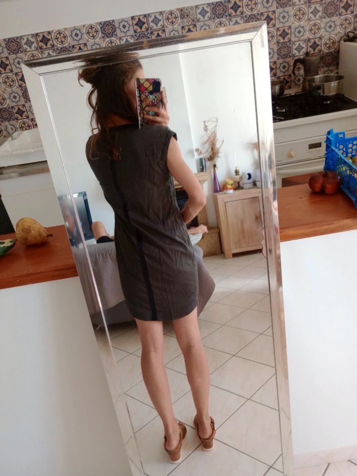 Robe 36-38 kaki foncé c44 - photo numéro 4