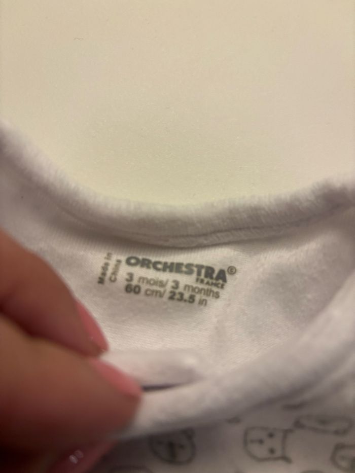 Pyjama velours Orchestra 3M - photo numéro 2