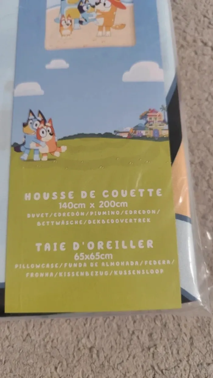 Parure de lit bluey - photo numéro 4