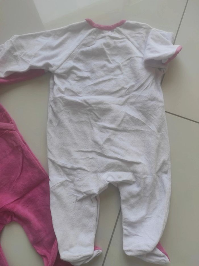 Lot de 3 pyjamas velours fille 9 mois 71 cm kiabi - photo numéro 11