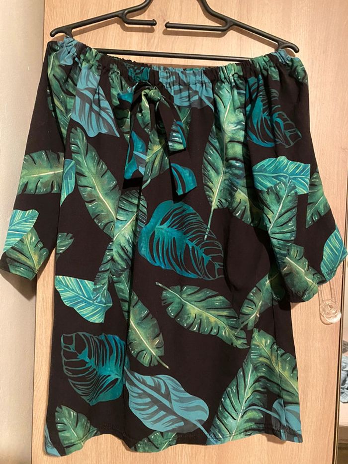 Blouse tunique épaule dénudé taille S/M