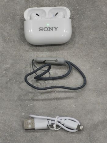 Écouteurs Bluetooth blancs Sony