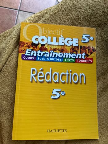 Livre de rédaction 5eme