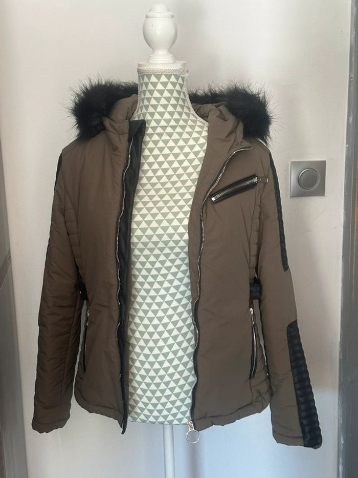 Veste à capuche Kaki