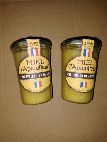 Miel crémeux 100% récolté en France domaine Saint Georges 2 x 500g