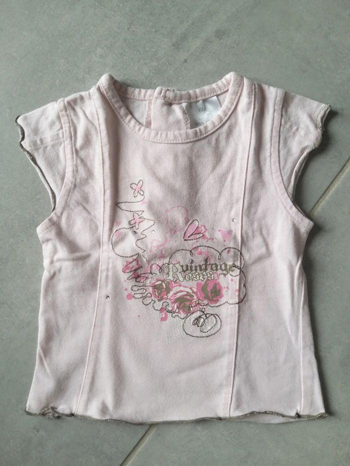 T-shirt manche courte en 6 mois