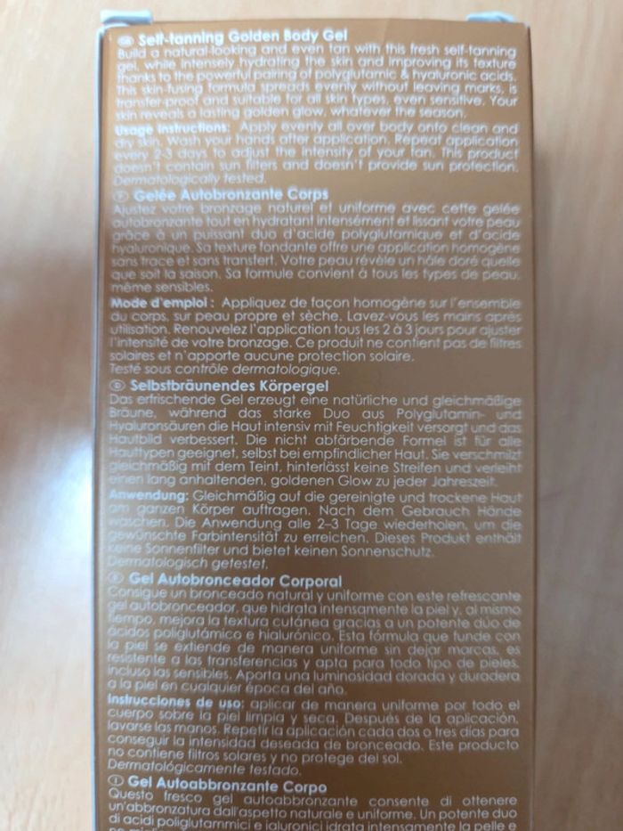 Gel Lancaster autobronzant corps - photo numéro 3