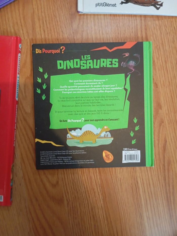 Lot de 5 livres thème dinosaures - photo numéro 4