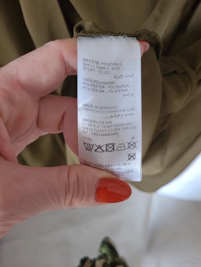 Blouse kaki cachecoeur maison 123 - photo numéro 4