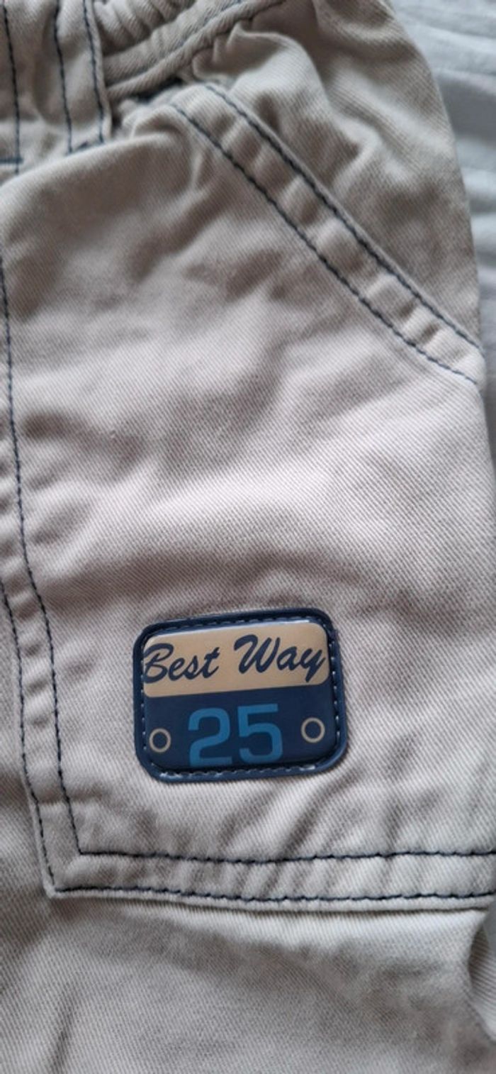 Pantalón beige bébé 24M - photo numéro 4