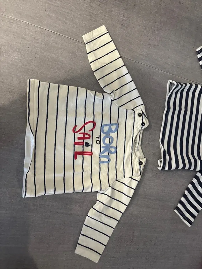 Lot 2 tee shirts manches longues - photo numéro 2