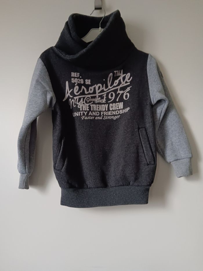 Pull tres epais garcon aeropilote 5ans