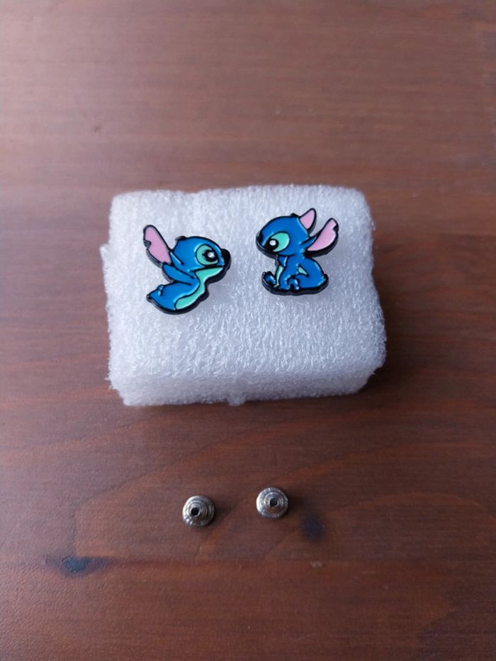 Boucles d'oreilles disney stitch