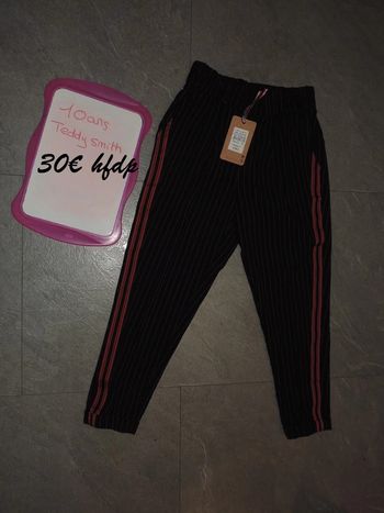 pantacourt teddy smith bleu marine taille 10 ans