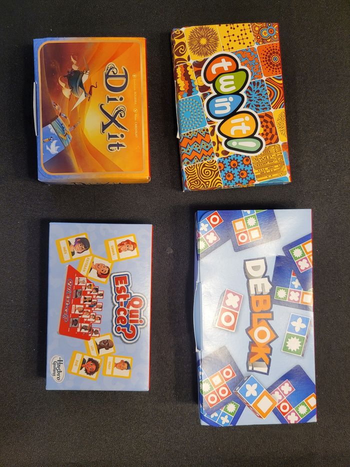 Lot 4 mini jeux société enfant mcdo