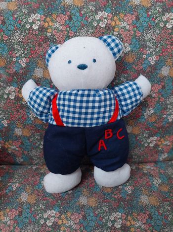 Doudou ourson ABC vobtage