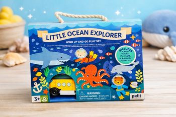 🐙 Super coffret Little Ocean Explorer NEUF – Circuit océan avec véhicule – 3+