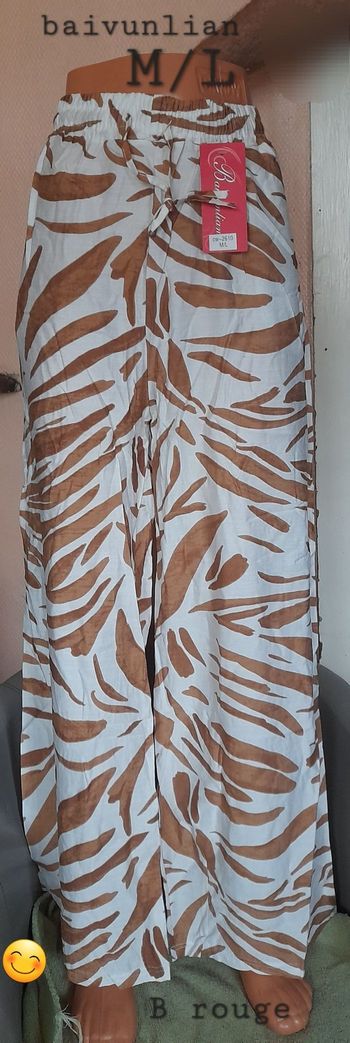 Pantalon élastique à la taille ,taille M/L