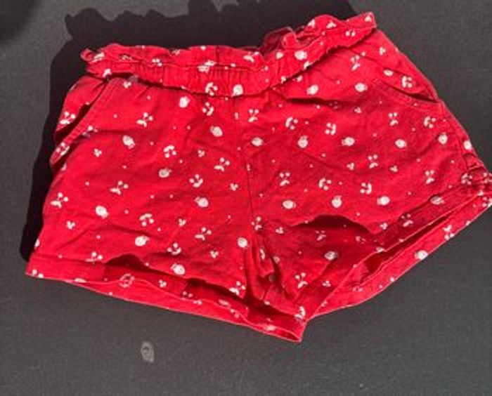 Ensemble fraise été short débardeur 2 ans fille sergent major - photo numéro 2