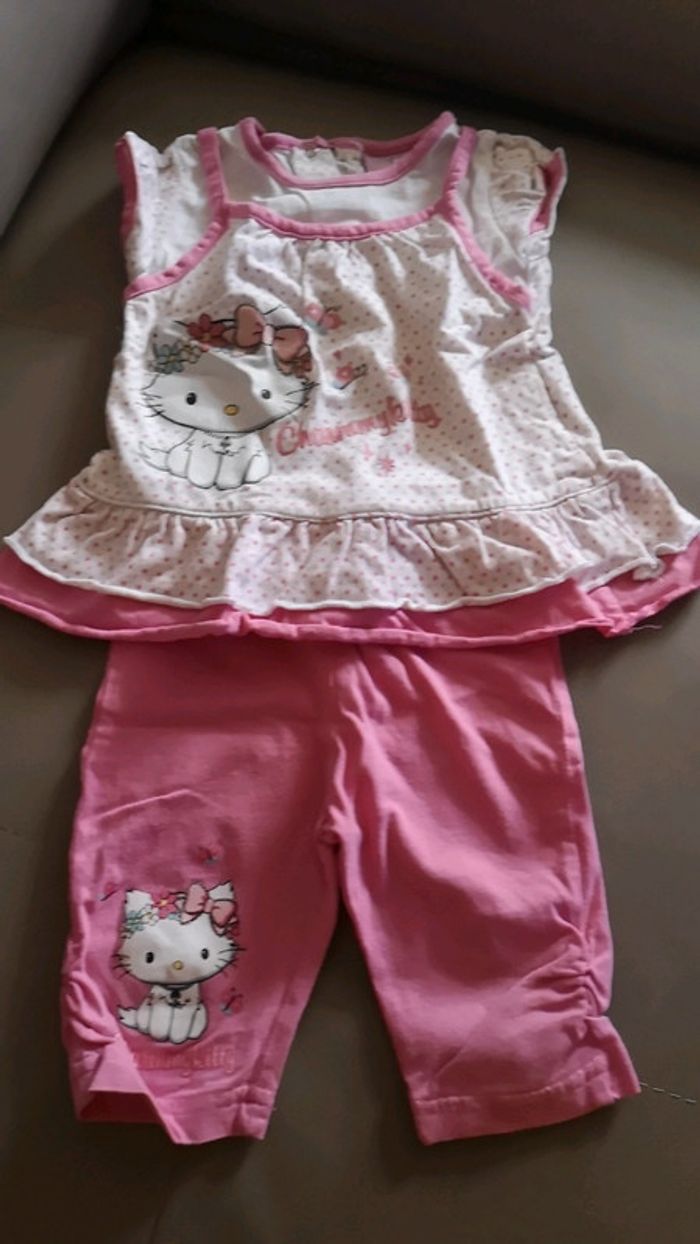 Ensemble hello kitty été 18 mois