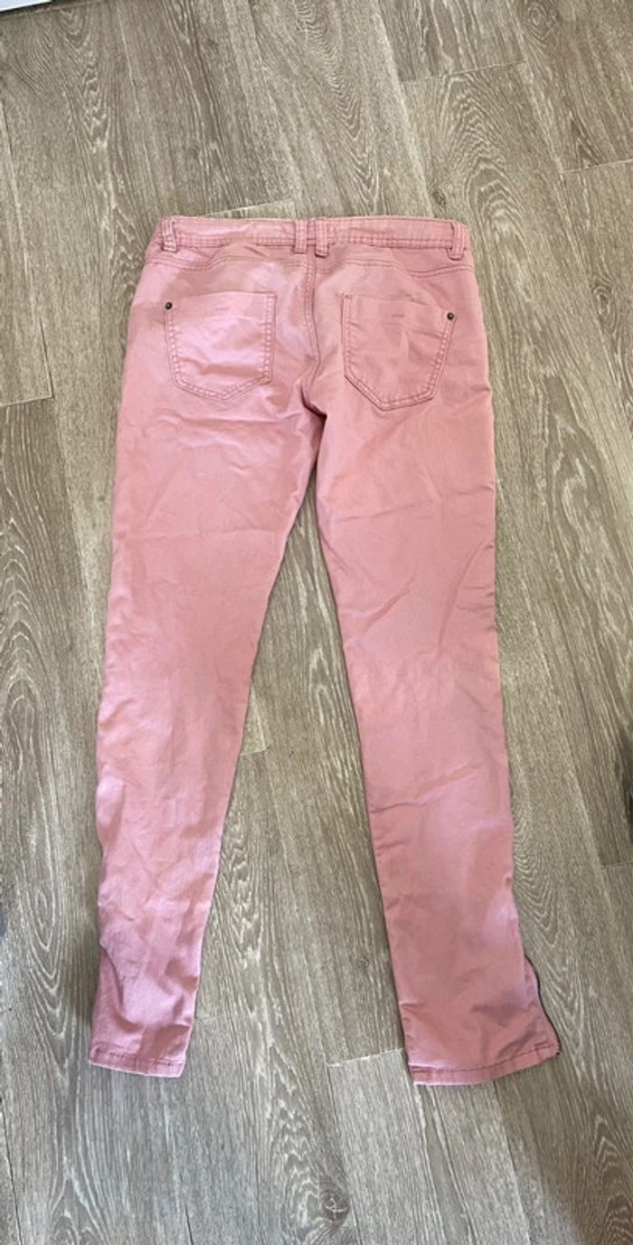 Pantalon rose clair Mim taille 40 - photo numéro 4