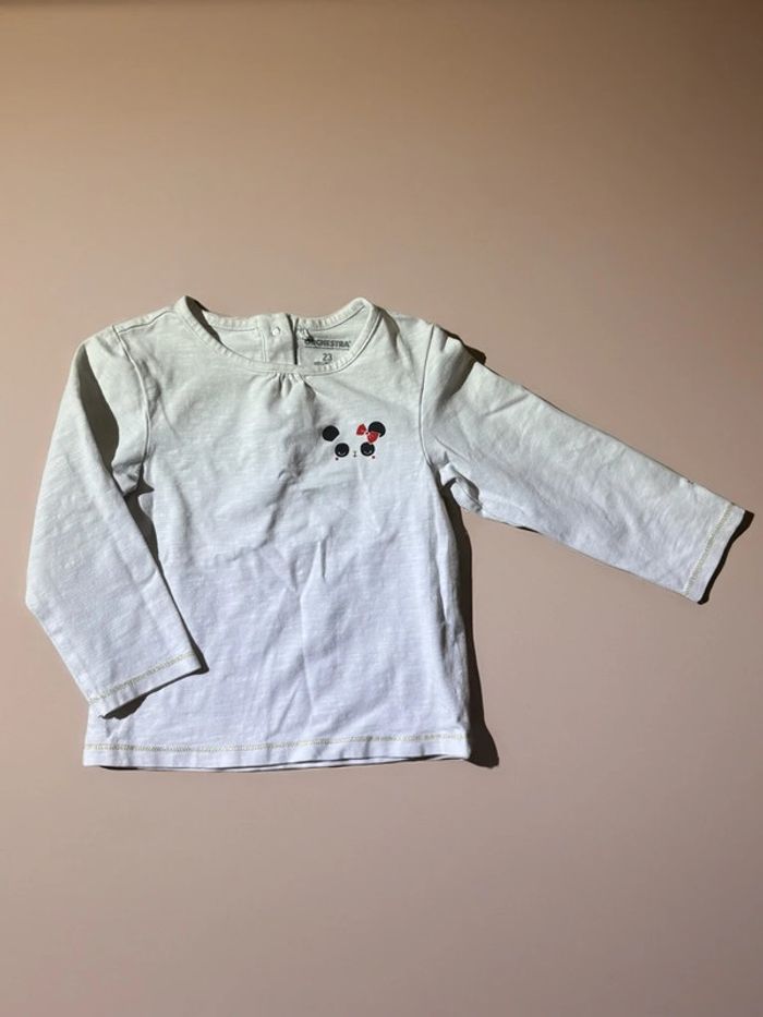 T-shirt blanc panda Orchestra - photo numéro 2