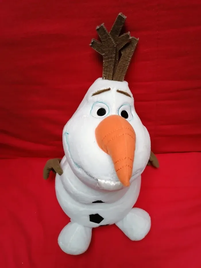 Peluche olaf et reine des neiges - photo numéro 2
