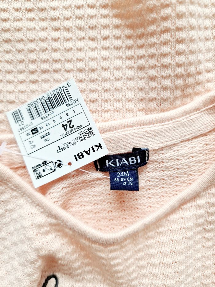 Kiabi - Pull léger en maille fine - Rose - Neuf avec étiquette ! (2 ans) - photo numéro 5