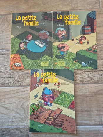 Lot de 3 BD La petite famille