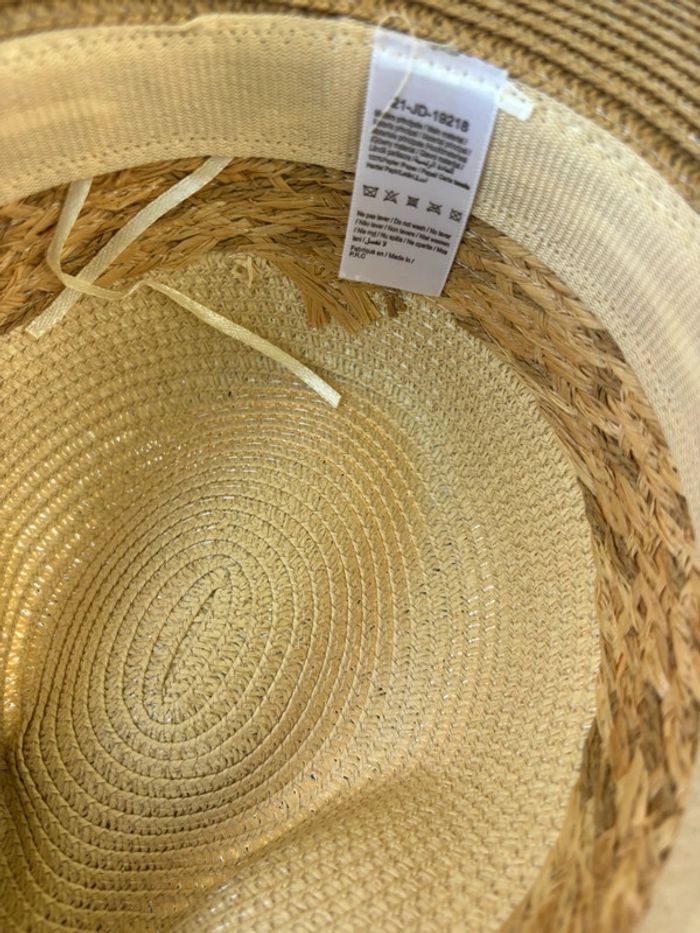 Chapeau en paille femme neuf - Style estival élégant - photo numéro 5