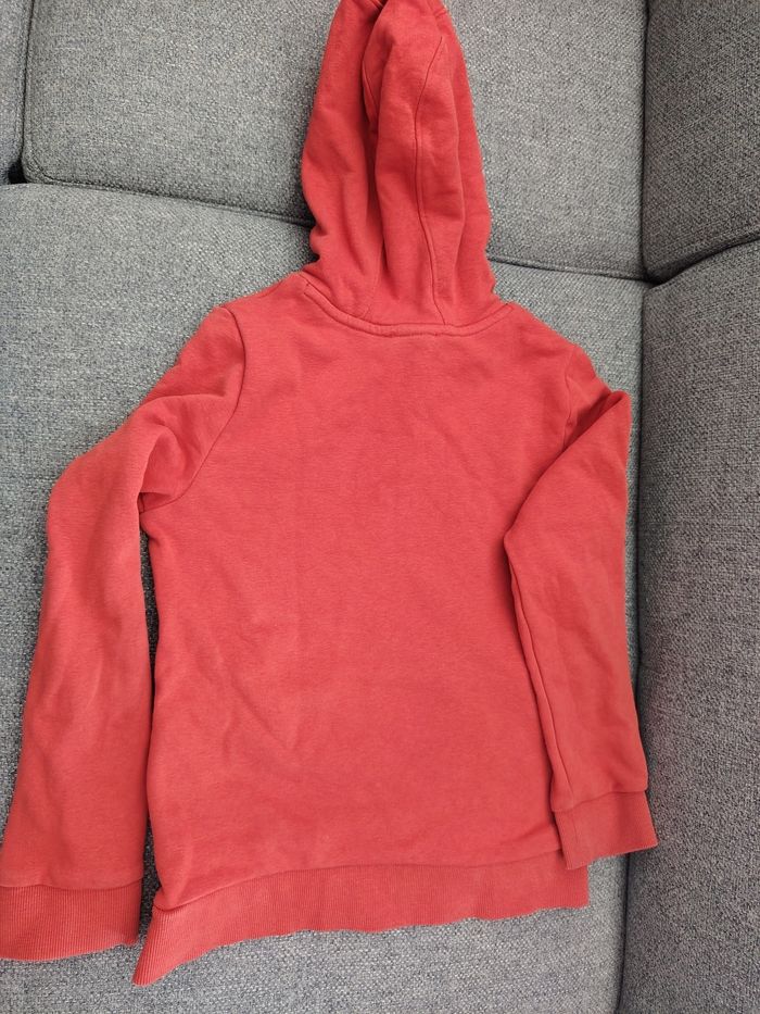 Sweat à capuche, Okaïdi, 10 ans, rouge, 2 poches - photo numéro 2