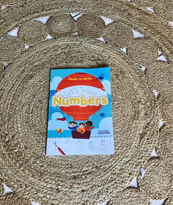 Livre apprends à tracer les nombres